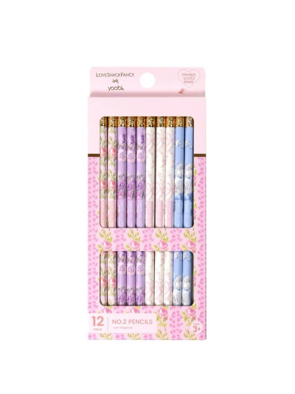 LoveShackFancy Target 12 Pack No.2 Pencils